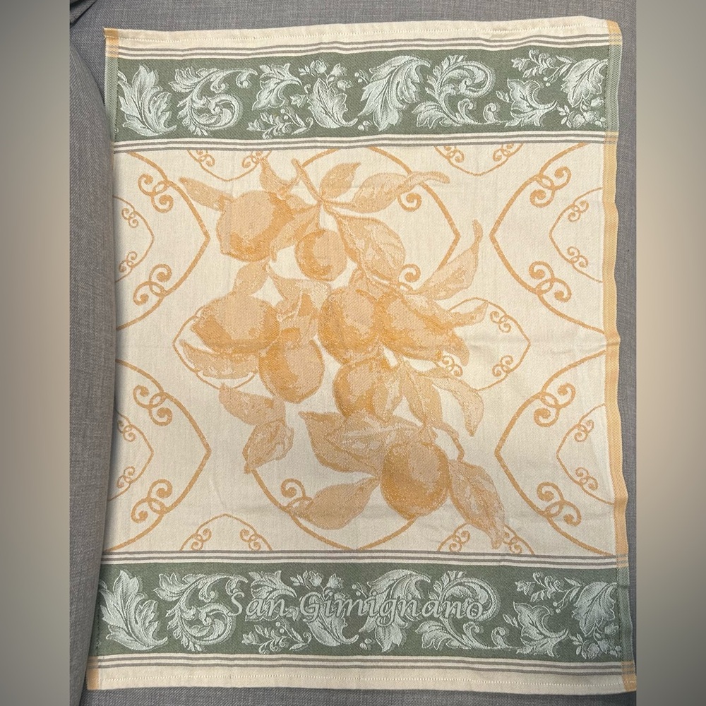 San Gimignano Italian Jacquard Patterned Kitchen Towel #1026255